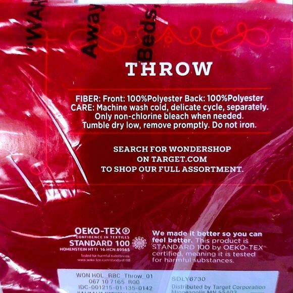 WONDERSHOP WINTER SNOWFLAKE PATTERN HYGGE THROW SIZE 50"X60" - Picture 5 of 5